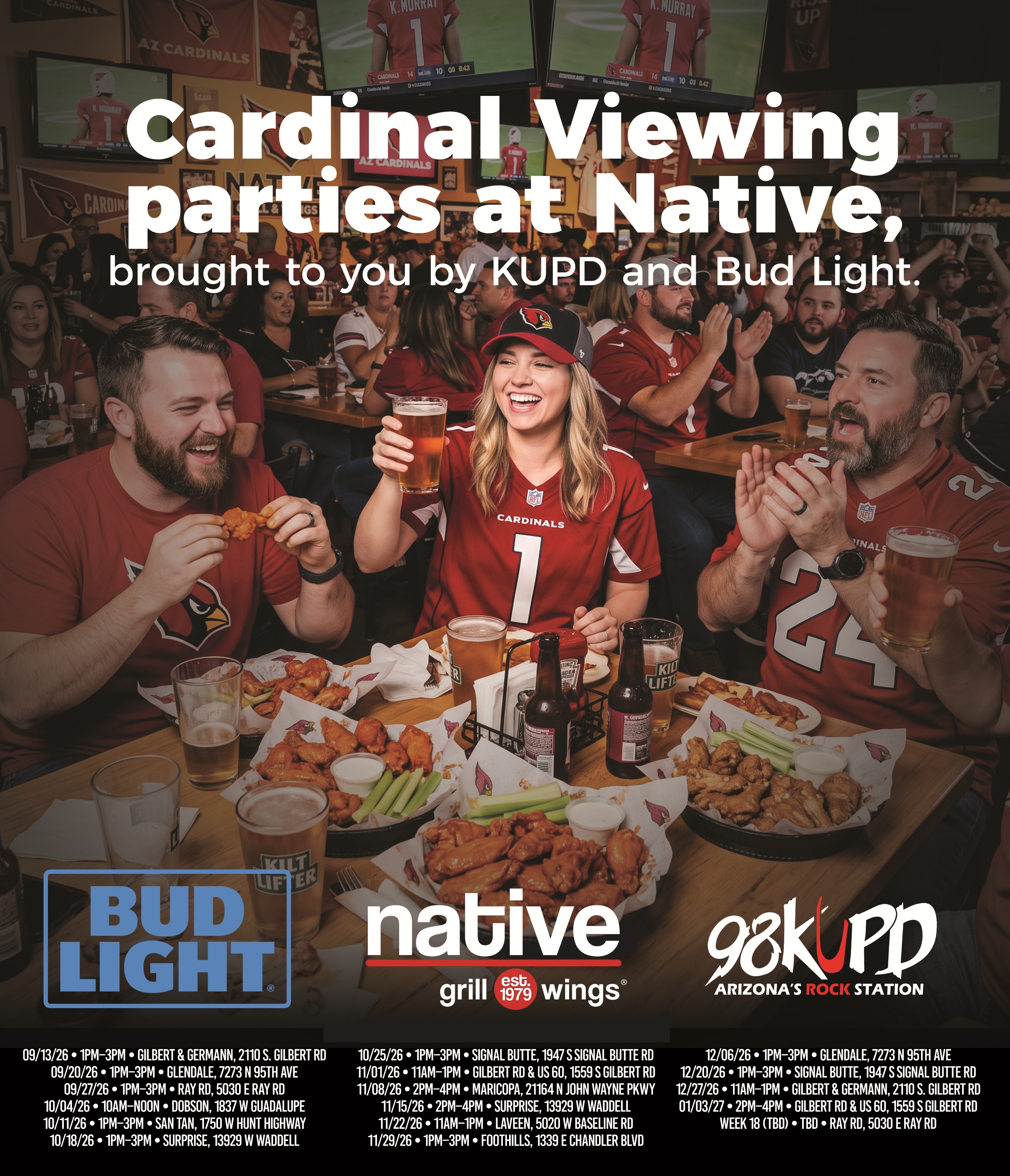 Cardinal Viewing Parties at Native